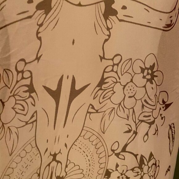 KIMONO Peach Western Wear Size XL - Picture 4 of 6